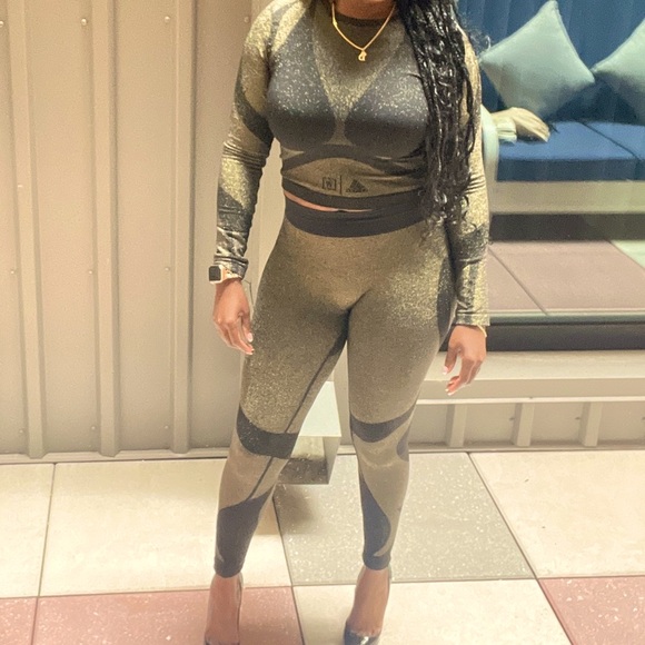 Wolford STUDIO MOTION  Metallic  LEGGINGS ADIDAS X WOLFORD collaboration - Picture 1 of 11